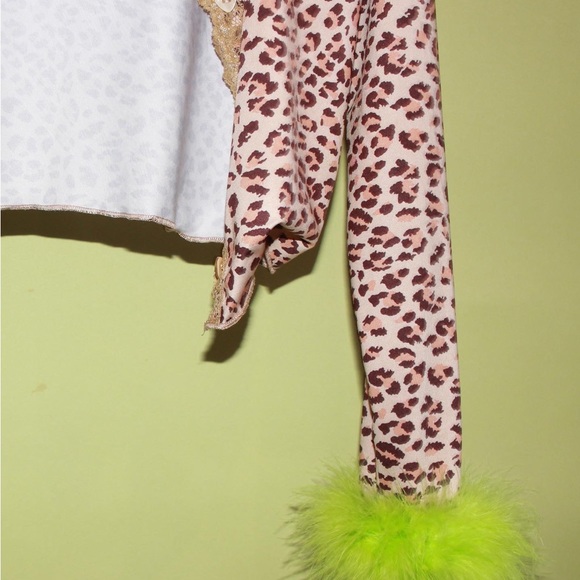 Cheetah print rework cardigan - Picture 2 of 3